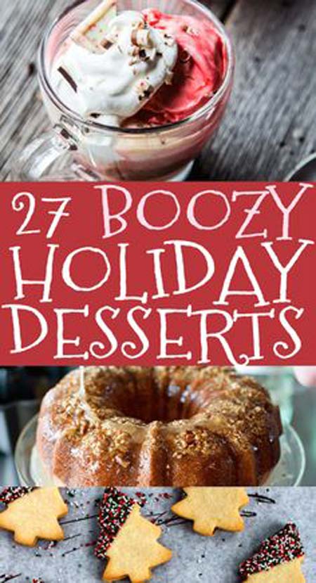 Boozy Holiday Desserts