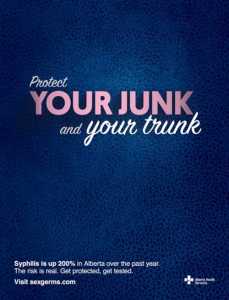 Protect Your Junk (Image Source: sexgerms.com), crowdink.com, crowdink.com.au, crowd ink, crowdink, std, awareness