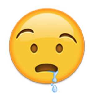Drooling Face (Image Source: emojipedia.org), crowdink.com, crowdink.com.au, crowd ink, crowdink, emoji