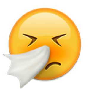 Sneezing Face (Image Source: emojipedia.org), crowdink.com, crowdink.com.au, crowd ink, crowdink, emoji