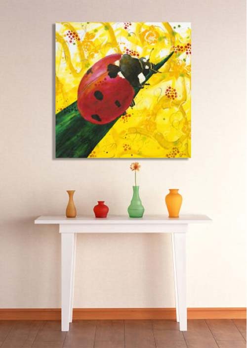 crowdink.com, crowdink.com.au, crowd ink, crowdink, , Ladybug by Michelle Gilks