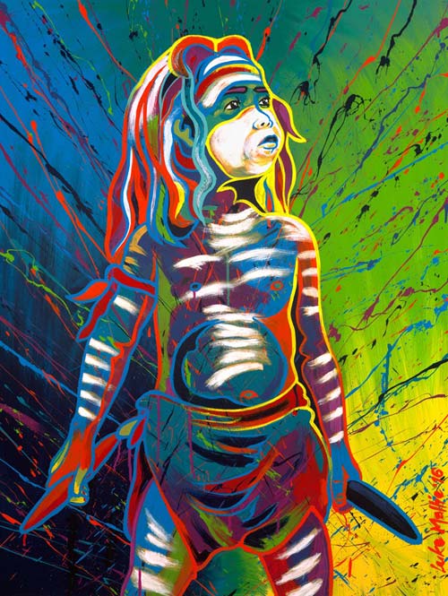 Ltd Ed Print Child Dancer 3 Luke Mallie