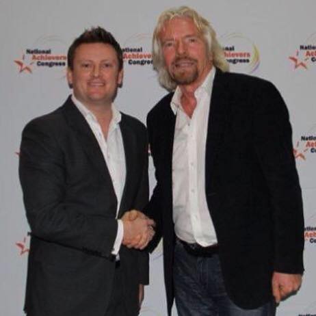 Michael Lane and Richard Branson