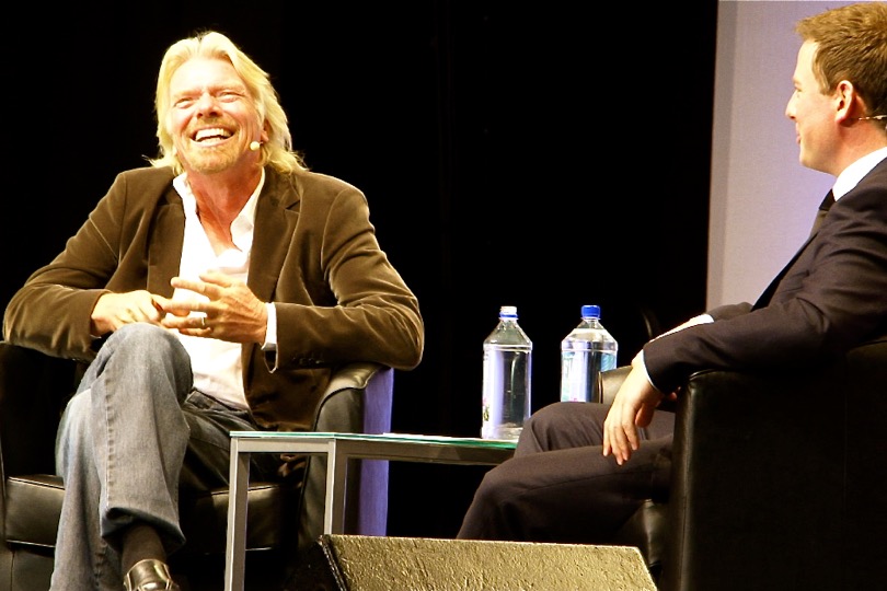 Richard Branson on stage (photo supplied)