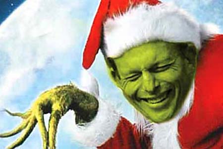 Tony Abbott the Grinch , www.crowdink.com