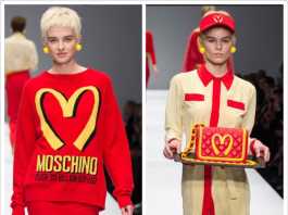 McDonalds Inspired Moschino [image source; Vogue.com / Moschino 2014 Fall Ready to Wear collection] , crowd ink, crowdink, crowdink.com, crowdink.com.au