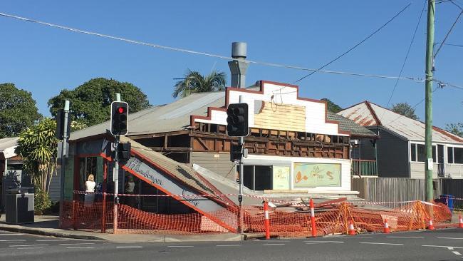 Nudgee Road Fish and Chip Shop Damage . Picture. (Image Source: Tara Croser The Courier Mail)