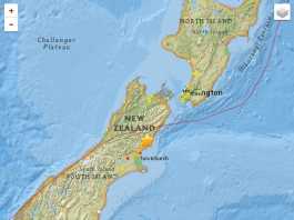New Zealand earthquake (Image Source: http://earthquake.usgs.gov), crowdink.com, crowdink.com.au, crowd ink, crowdink,