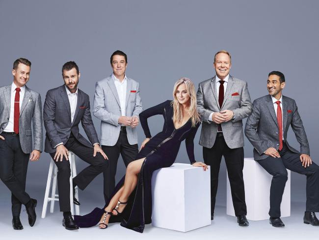 Gold Logie nominees: Grant Denyer, Rodger Corser, Samuel Johnson, Jessica Marais, Peter Helliar and Waleed Aly (Image Source: Supplied/TV Week/HeraldSun)