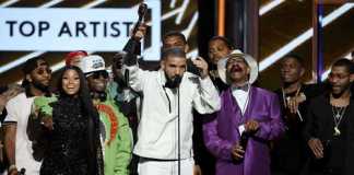 Drake winning at Billboard Awards (Image Source: people.com), crowdink.com, crowdink.com.au, crowd ink, crowdink