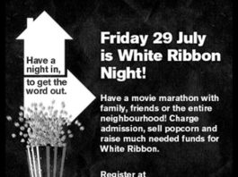 White Night Ribbon, crowdink.com, crowdink.com.au, crowd ink, crowdink
