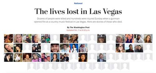 crowdink.com, crowdink.com.au, crowd ink, crowdink, The Lives Lost in Las Vegas (Source: Washington Post)