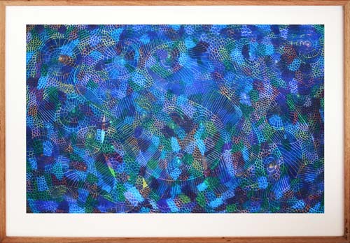 crowdink.com, crowdink.com.au, crowd ink, crowdink, Rissah Vox Islands 2017 Oil pastels layered on acid proof paper, etched with a tent peg