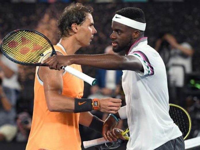 Rafael Nadal dominated his match against unseeded US player Frances Tiafoe (Image Source: Tennis World)