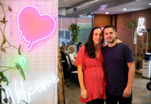 Jess Munday and Husband Jake Munday Co-founder of Custom Neon